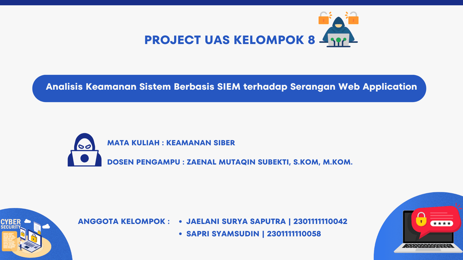 Analisis Keamanan Sistem Berbasis SIEM terhadap Serangan Web Application